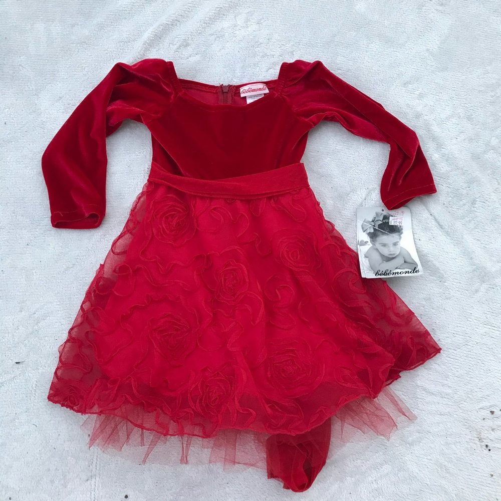 Bebémonde Red Lace Dress